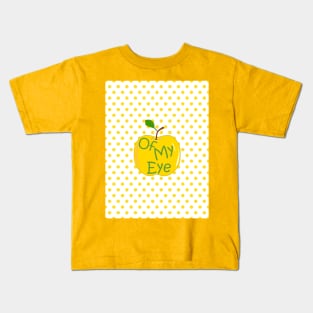 Apple Of My Eye Yellow Kids T-Shirt